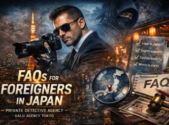 FAQ for Foreign Clients | Private Detective Services in Japan | Galu Agency Tokyo West